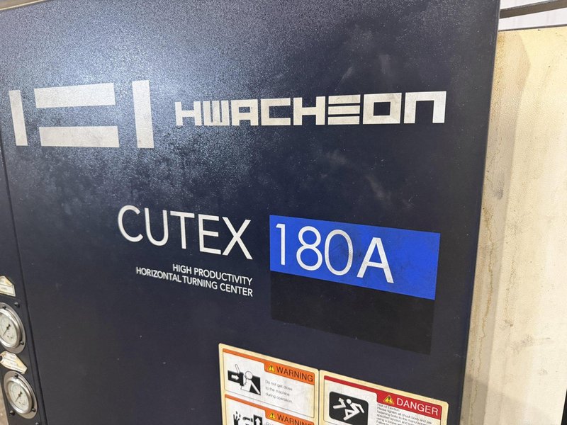 2017 Hwacheon CUTEX-180A Horizontal CNC turning center LATHE : YOBRO #26521