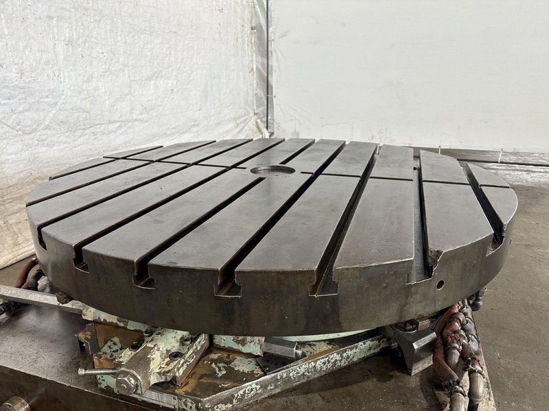 60" LUCAS AIR LIFT ROTARY POSITIONING TABLE. STOCK #0314122