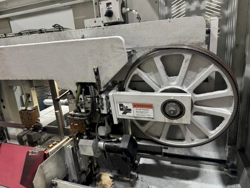 USED BEHRINGER 11.8" X 10.2" DUAL POST AUTOMATIC BANDSAW MODEL HBE 261A, Year: 2021