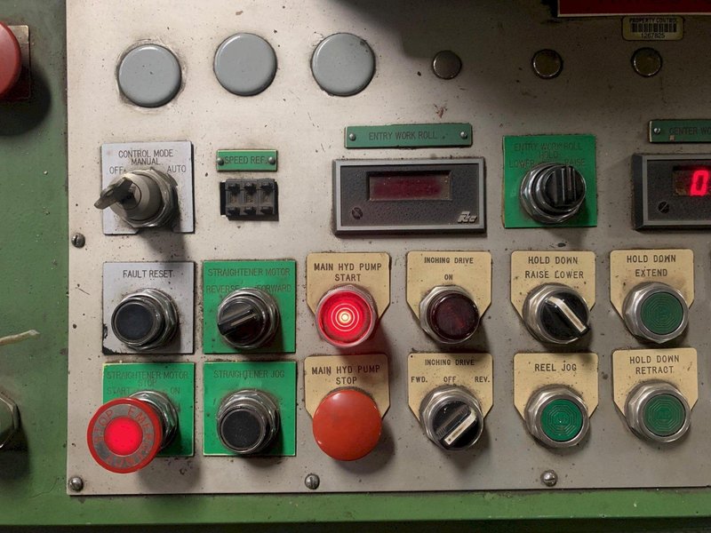 20,000# X 74" X .125" MINSTER Servo Feedline