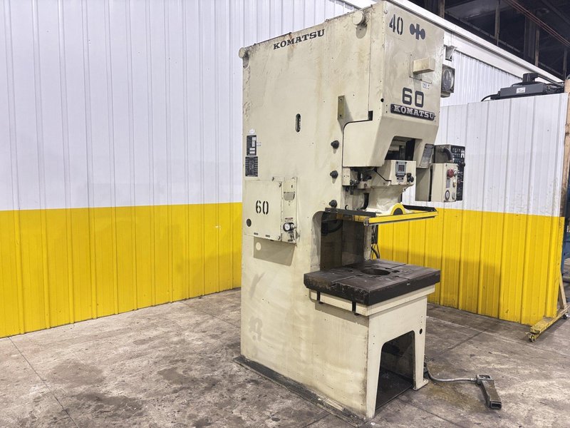 60 TON KOMATSU MODEL #OBS60-2 GAP FRAME STAMPING PRESS: STOCK #23253