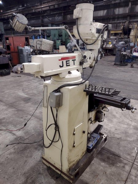 3 HP JET MODEL #JTM-1054 VERTICAL RAM TYPE MILL: STOCK #22336