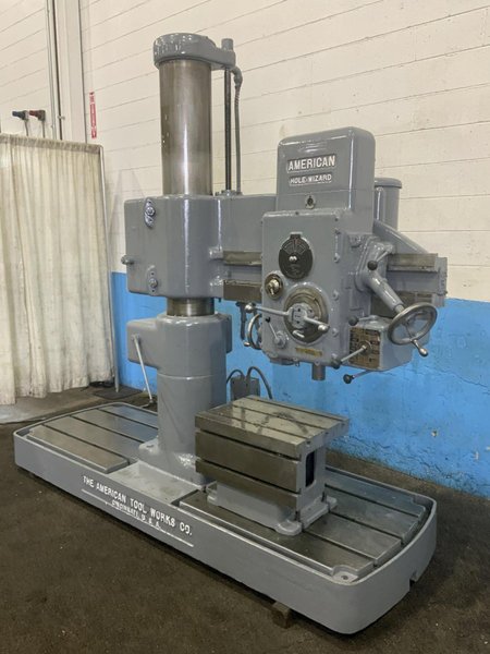 3' X 11" AMERICAN RADIAL ARM DRILL: STOCK #80258