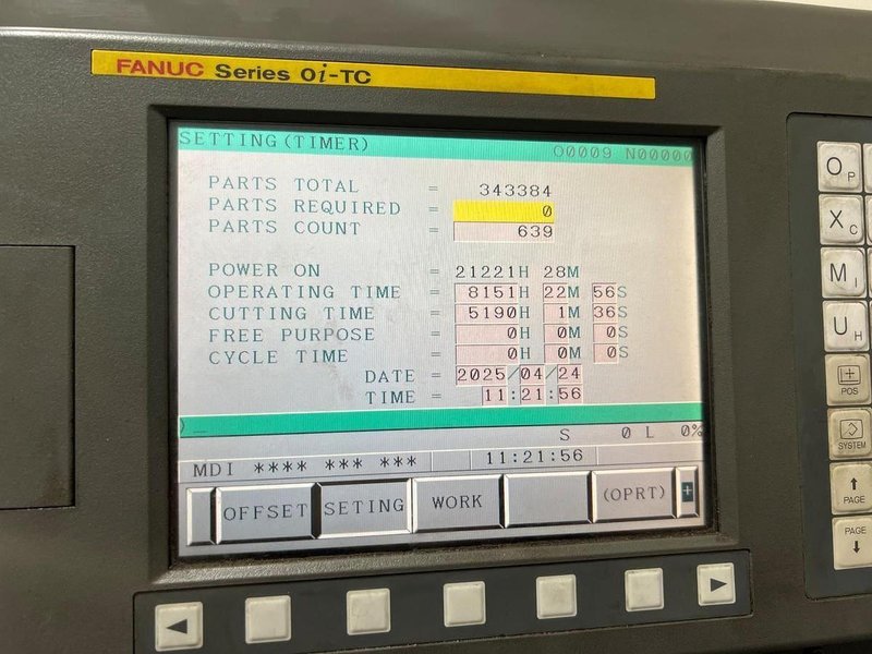 Hwacheon CUTEX-240 CNC Lathe, 2006