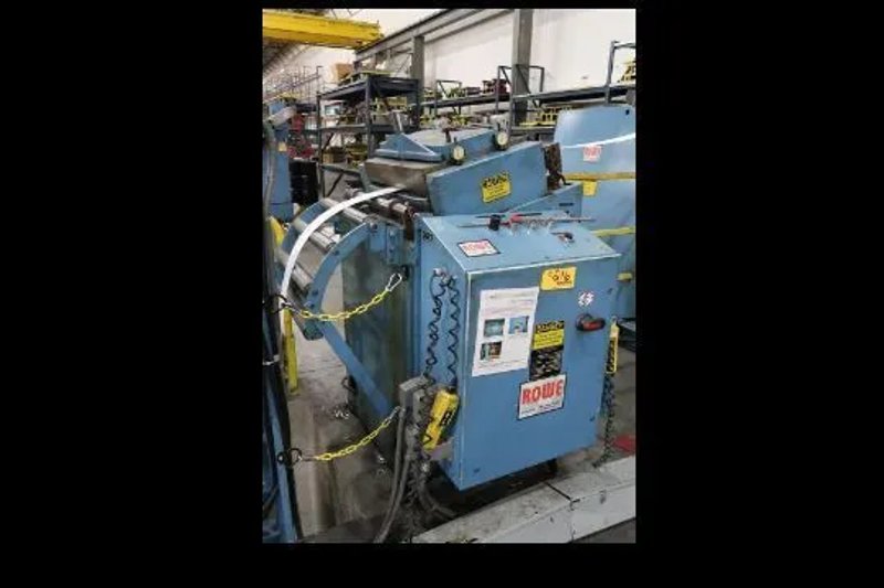 10,000 LB X 24" X .032" ROWE SERVO FEED LINE