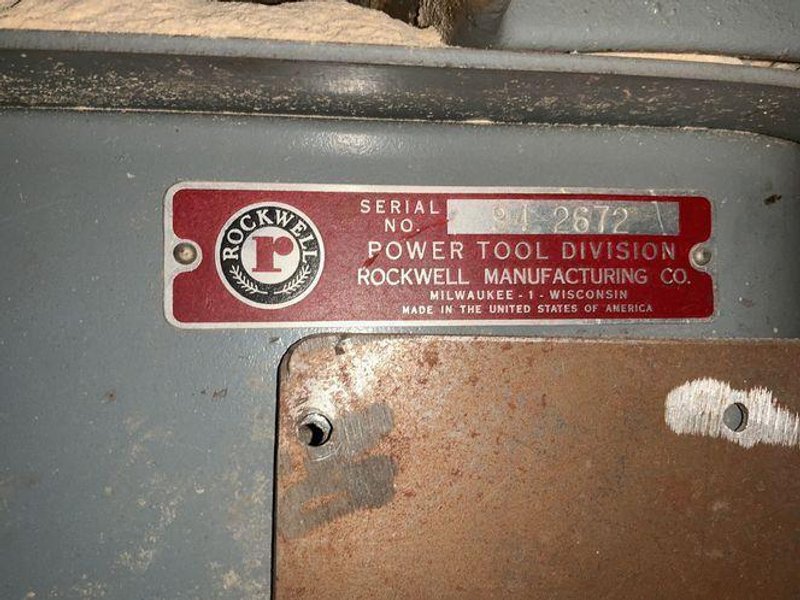 Rockwell 8"  Table Saw