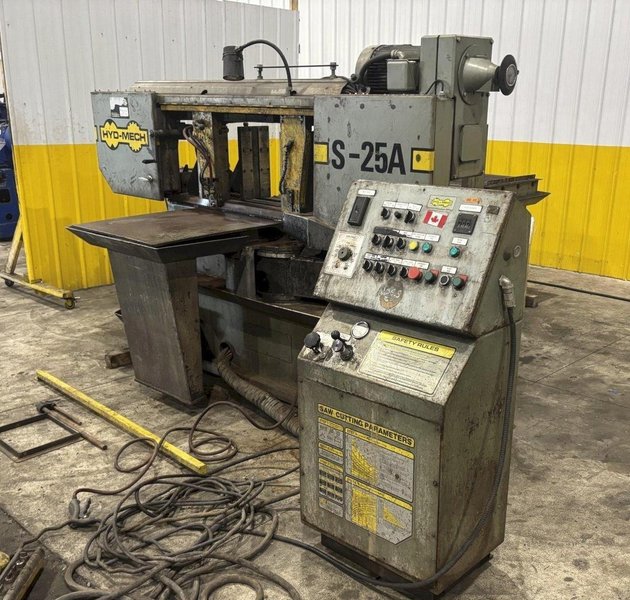 18" X 27" HYDMECH MODEL #S-25A AUTOMATIC HORIZONTAL MITER SAW WITH NESTING: STOCK #23698