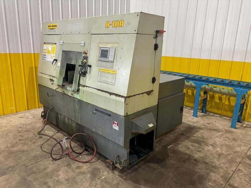 10" X 10" HYD-MECH MODEL #H-10A FULLY AUTOMATIC HORIZONTAL BANDSAW: YOBRO #23880