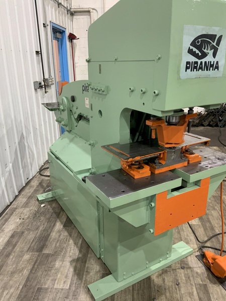 88 TON PIRANHA MODEL #PII-88 HYDRAULIC IRONWORKER: STOCK #80686