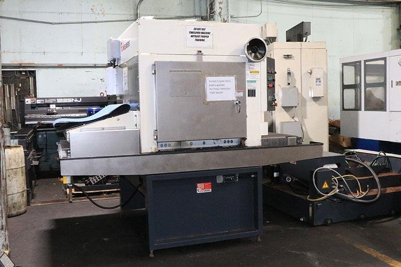 37" TIMESAVERS, LYNX SERIES, WET TWO HEAD BELT GRINDER, DEBURRING &amp; FINISHING, MODEL: LYNX 37MWT-DB-60