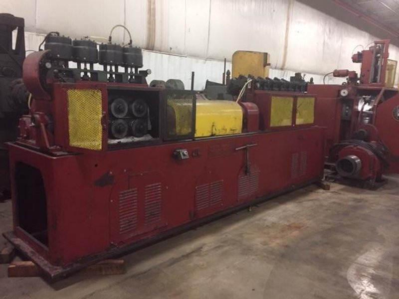 1" LEWIS WIRE DRAW &amp; STRAIGHTENING CUT TO LENGTH LINE