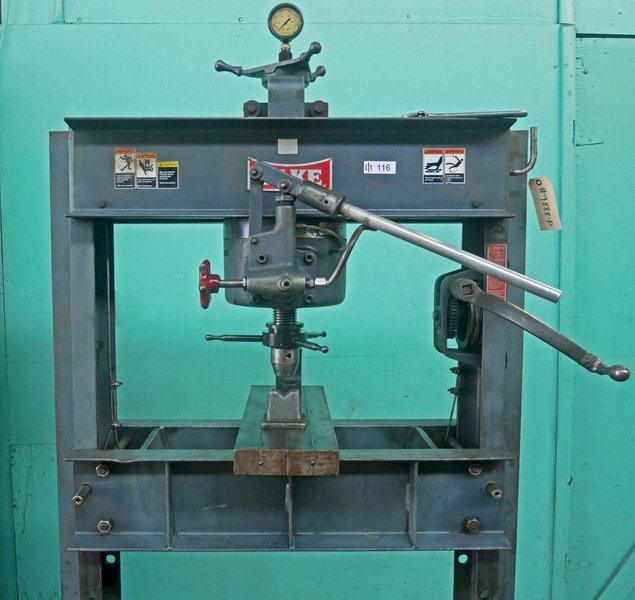 Dake 50-Ton Hydraulic H-Frame Shop Press, 50H