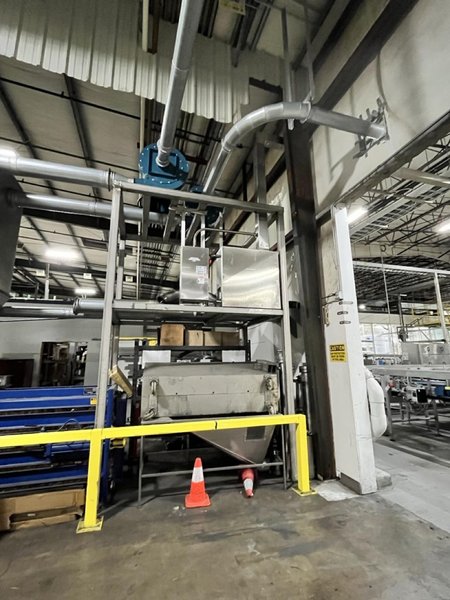 Balemaster 372‑A Horizontal Baler System with Twin City Trim Waste Fan Integration, Manual Tie, and Full Ducting Package, 2017