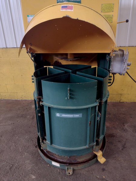 4 CHAMBER ENVIRO-PAK MODEL #R44 RECYCLING COMPACTOR: STOCK #16414