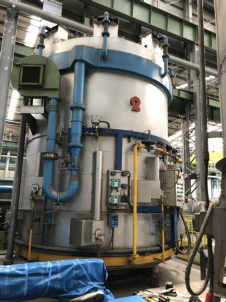 3600MM H x 1900MM W FERRE GAS FIRED BELL ANNEALING FURNACES