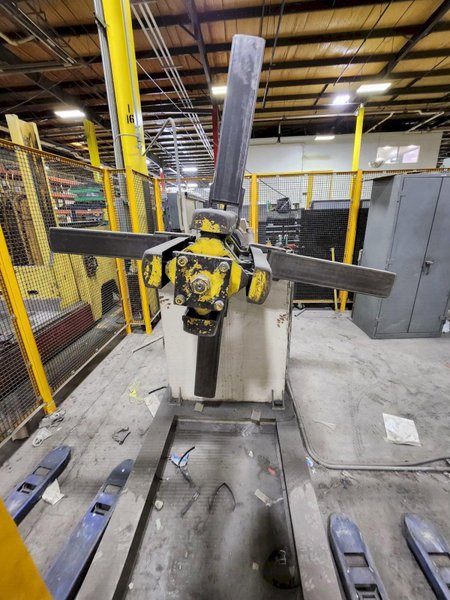 10,000 LB X 20" ROWE 10020-DS/L POWERED UNCOILER. STOCK #0849223