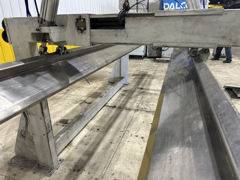 30" x 14 GA DALCOS MODEL #PXN-800 AUTOMATIC COIL HYDRAULIC PUNCHING MACHINE: STOCK #20332
