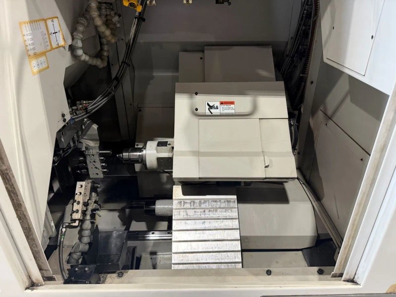 USED NOMURA .787" X 7.87" AUTOMATIC SWISS TYPE CNC LATHE MODEL NN-20UBB