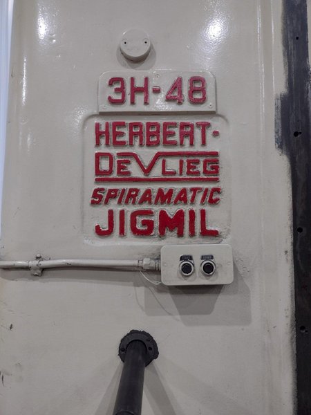 3" DEVLIEG MODEL #3H-48 HBM SPIRAMATIC JIG MILL: STOCK #21866