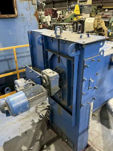 60" x 60" BCP MODEL #A4-9479 SPINNER HANGER SHOT BLAST MACHINE, NEW 1999: YOBRO #26149