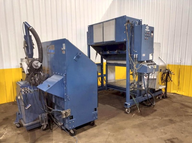 NORDSON POWDER COAT PAINT SYSTEM WITH FEEDER &amp; I-CONTROL. STOCK # 0985326