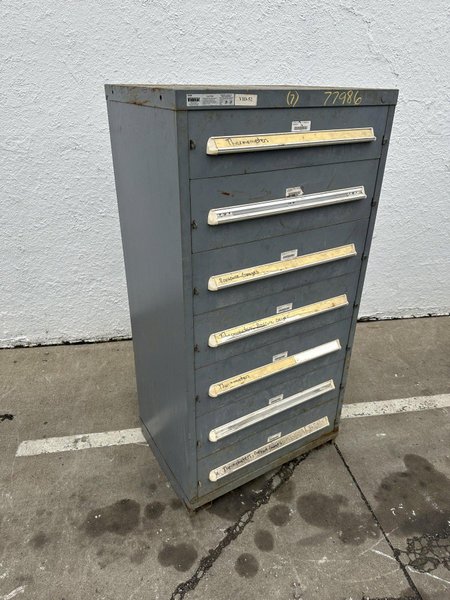 7 DRAWER 30" X 27-1/2" X 59" VIDMAR CABINET: STOCK #77986