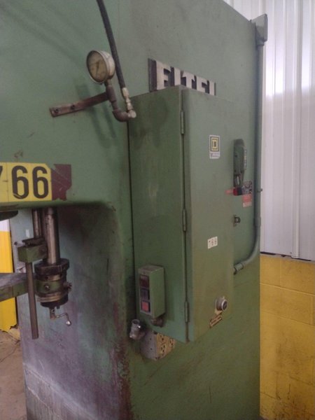 100 TON EITEL MODEL #RP100 HYDRAULIC C-FRAME PRECISION STRAIGHTENING PRESS: YOBRO #16014