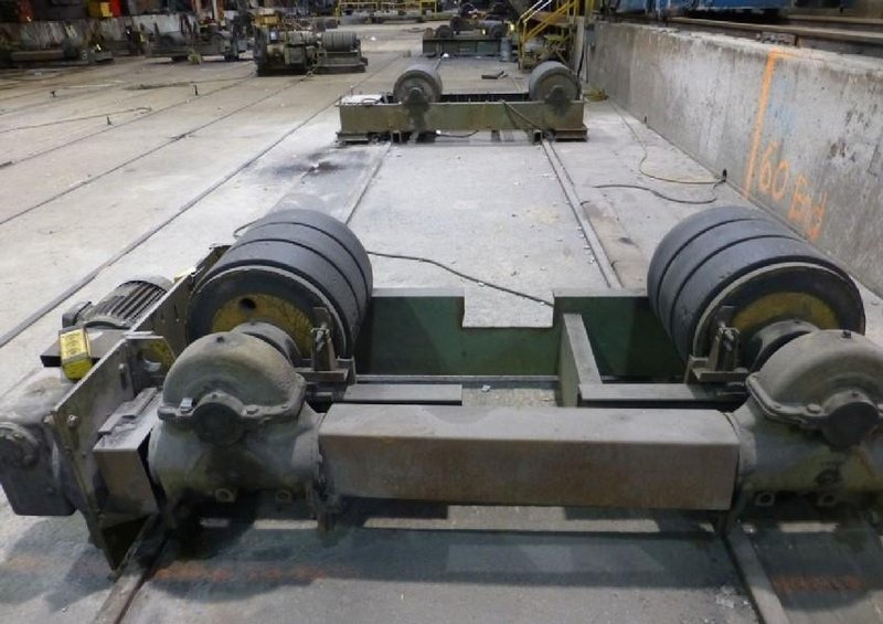 120 TON PANDJIRIS MODEL #PR-240 WELDING TANK TURNING ROLLS, 60 TON DRIVE &amp; 60 TON IDLER: STOCK #13345