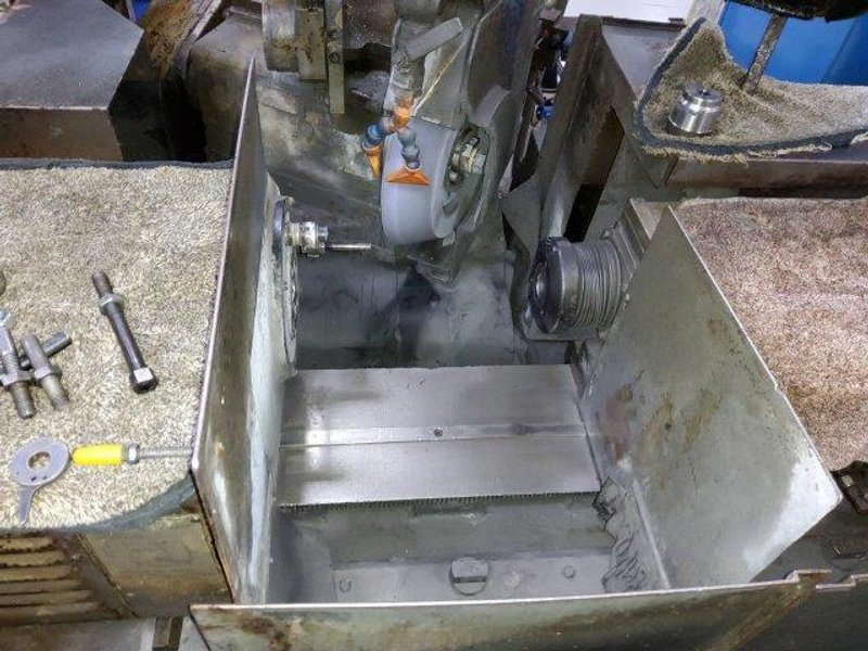 OKUMA MODEL #GA-34N CNC CYLINDRICAL GRINDER W/ TOOLING, MIST COLLECTOR &amp; FILTER: YOBRO #26469