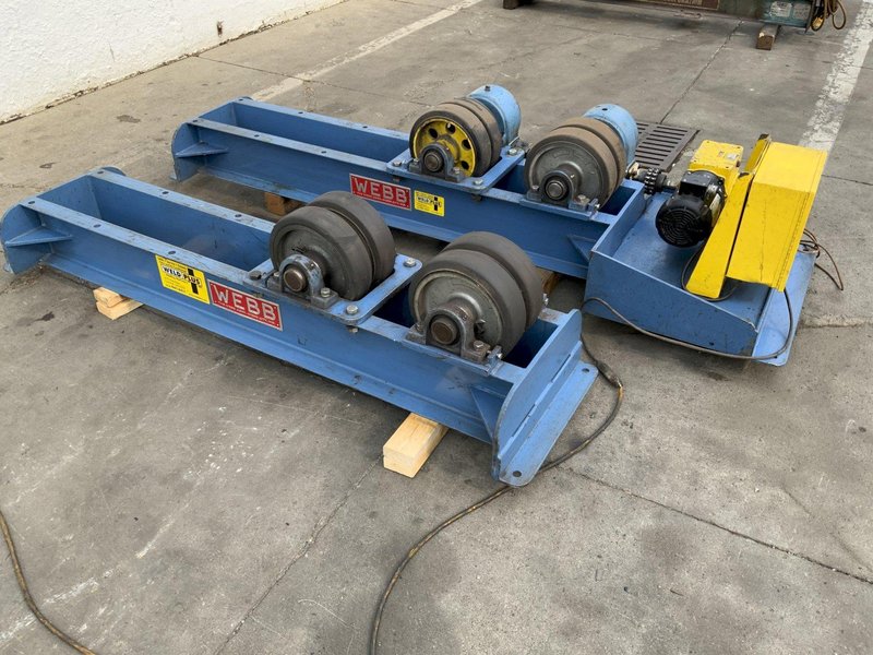 10 TON WEBB MODEL T-18 TANK TURNING ROLLS: STOCK #81377