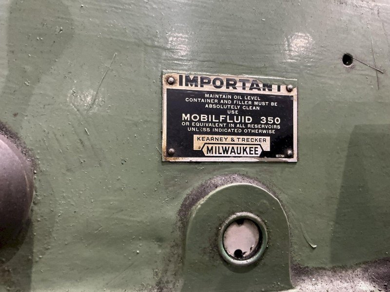 #3 KEARNEY &amp; TRECKER MODEL #310-S-15 HORIZONTAL MILL: YOBRO #24815