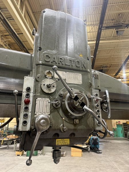 7' X 17" CARLTON MODEL 4A RADIAL DRILL: YOBRO #26416