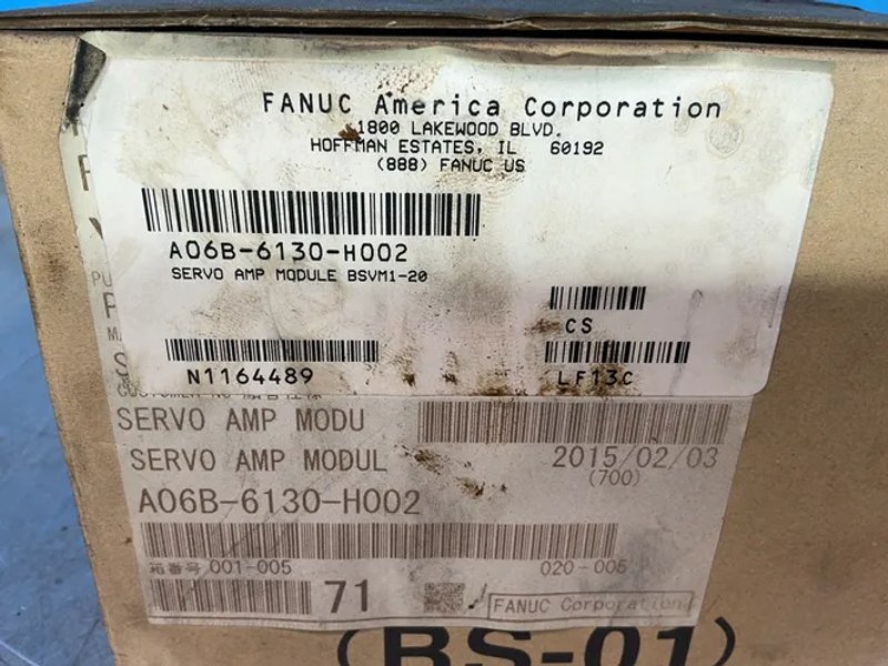 Fanuc Bsvm1-20 Servo Amp Module - A06b-6130-h002