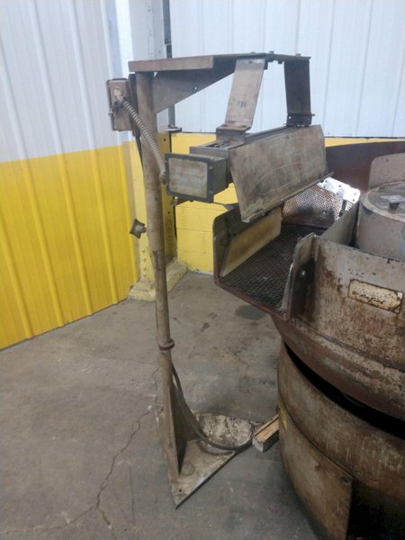 5 CUBIC FOOT ROTO-FINISH MODEL #ER-405D-00-A30 "SPIRATRON" VIBRATORY BOWL FINISHER: STOCK #13508