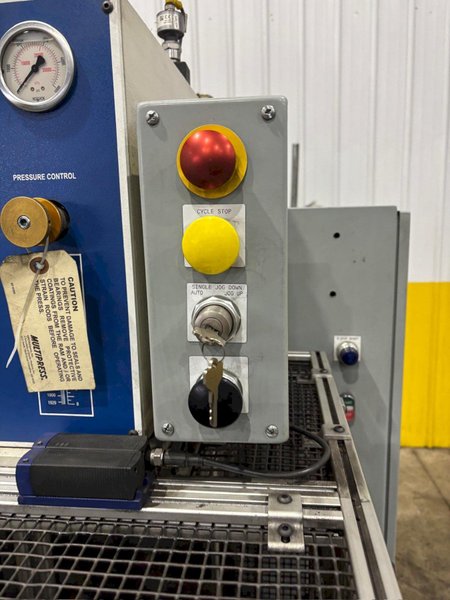 8 TON MULTIPRESS MODEL #M5P-8 HYDRAULIC C-FRAME PRESS 12" STROKE: YOBRO #24274