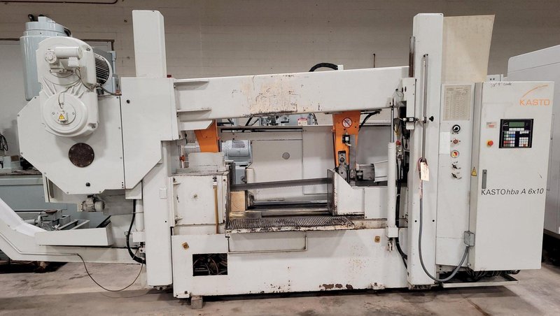 26" X 41" KASTO HBA-A6X10 FULLY AUTOMATIC HORIZONTAL BAND SAW TYPE HBA660/1060AU