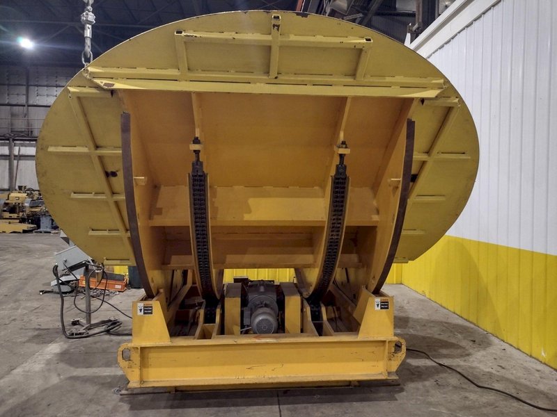 100,000 LBS BUSHMAN MODEL #MR9604 POWERED UPENDER / COIL FLIPPER WITH ROTATION: YOBRO #24612