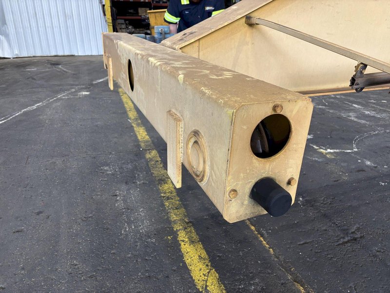 10 TON X 55' DEMAG SINGLE GIRDER TOP RUNNING BRIDGE CRANE. STOCK # 0113726