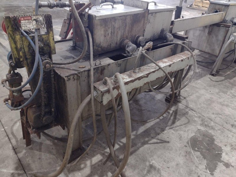 4" CAPACITY ULTRASONIC BAR &amp; TUBE CONTINUOUS WASHER: STOCK #22589
