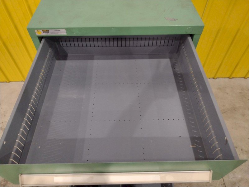 5 DRAWER VIDMAR INDUSTRIAL STORAGE CABINET 30" X 27.5" X 59": STOCK #21373 (60 AVAILABLE)