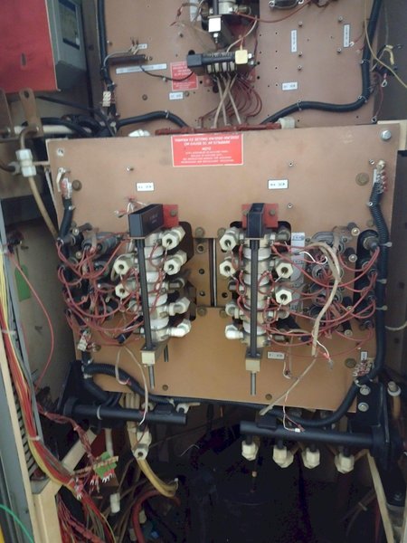 250 KW AJAX TOCCO "PACER" INDUCTION HARDENING SCANNER SYSTEM WITH MAGNESCAN QS CONTROLS: STOCK #16063