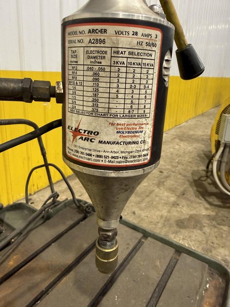 10 KVA ELECTRO ARC MODEL #2-DBQT TAP DISINTEGRATOR &amp; ARC-ER HEAD : YOBRO #25002