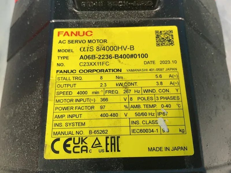 Fanuc  Ac Servo Motor  - A06b-2236-b400#0100