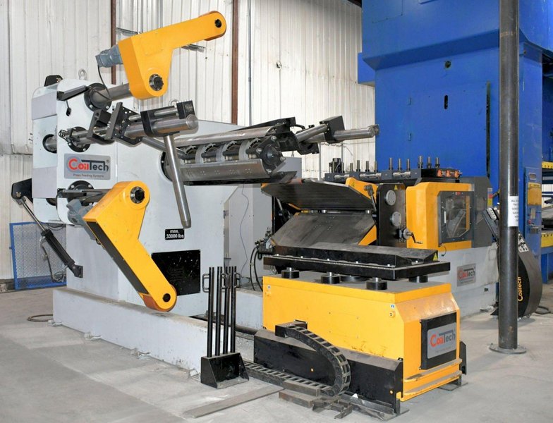 51" x .177" Coil-Tech Space-Saver Servo Coil Feed Line For Sale, 30,000 lbs. Coil Capacity, Year 2022