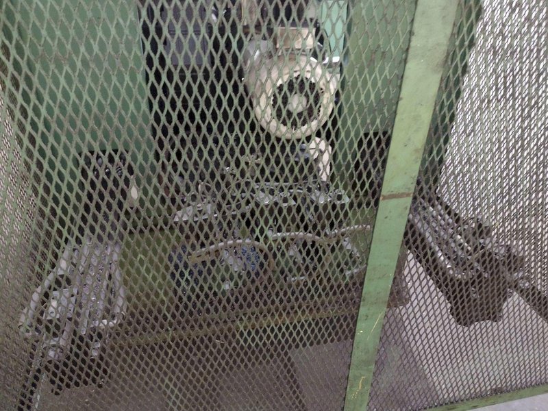 9 SPINDLE PEDDINGHAUS MODEL #BDL-1250/9 I-BEAM DRILL/DRILLING LINE: STOCK #19128