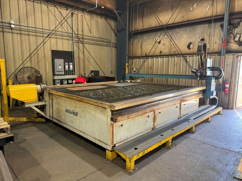 10′ X 12′ AKS C1012 Plasma Cutting System, 2020 – Hypertherm 400XD, Beveling Head, W/Rotary