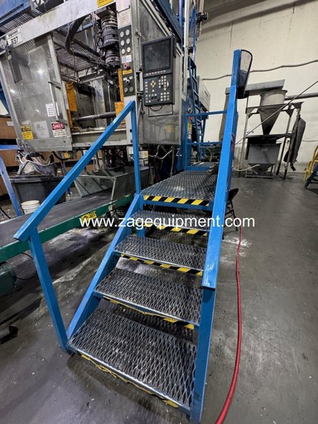 Improved Used B-37 Blow Molding Machine, Dual Head, 3.75 lbs./head
