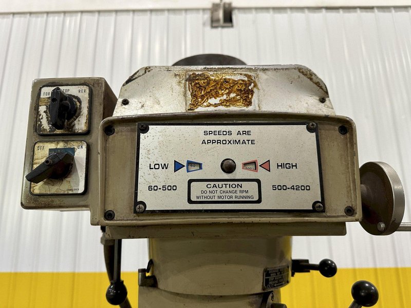 3 HP MICROCUT MODEL #837 VERTICAL MILL W/ VISE: STOCK #20998