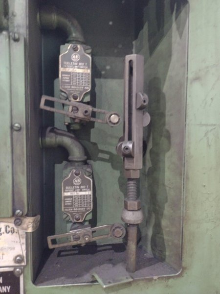 50 TON WA WHITNEY MODEL #664-138 HYDRAULIC 4 POST PRESS &amp; SHEAR: STOCK #22907