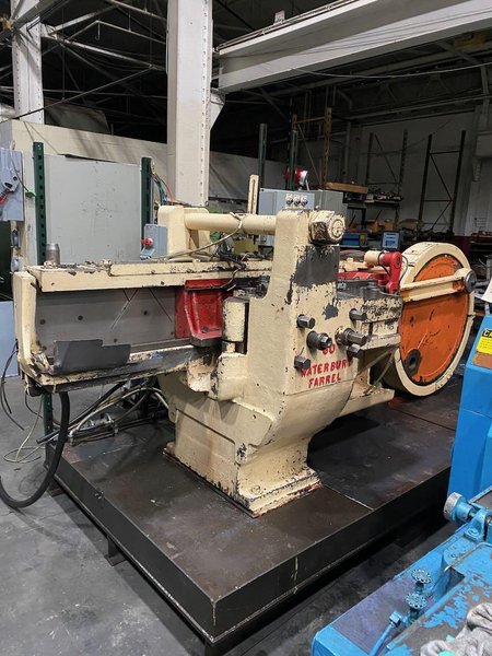 Waterbury Farrel Model #60 Horizontal Hand Feed Thread Roller